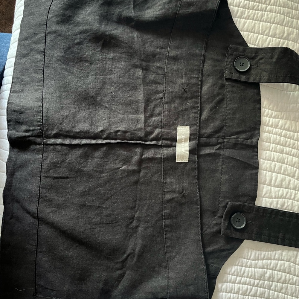 Everlane Black Linen Tank Top - Picture 3 of 3